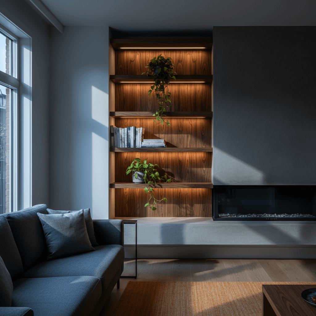 Completed renovation showing professional finishing and architectural quality