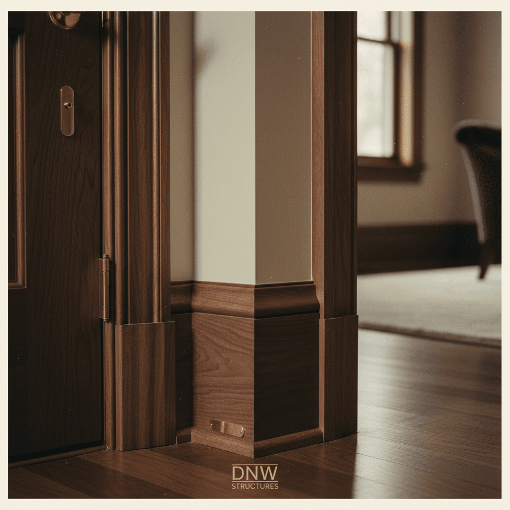 Finished trim and architectural details